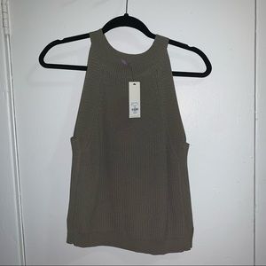Army green Francesca’s tank top (NWT)
